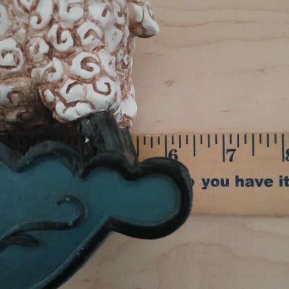 Rocking Sheep Figurine Children's Baby Nursery Room Decor Cute Fun 6.5 x 5.5 - Picture 11 of 12